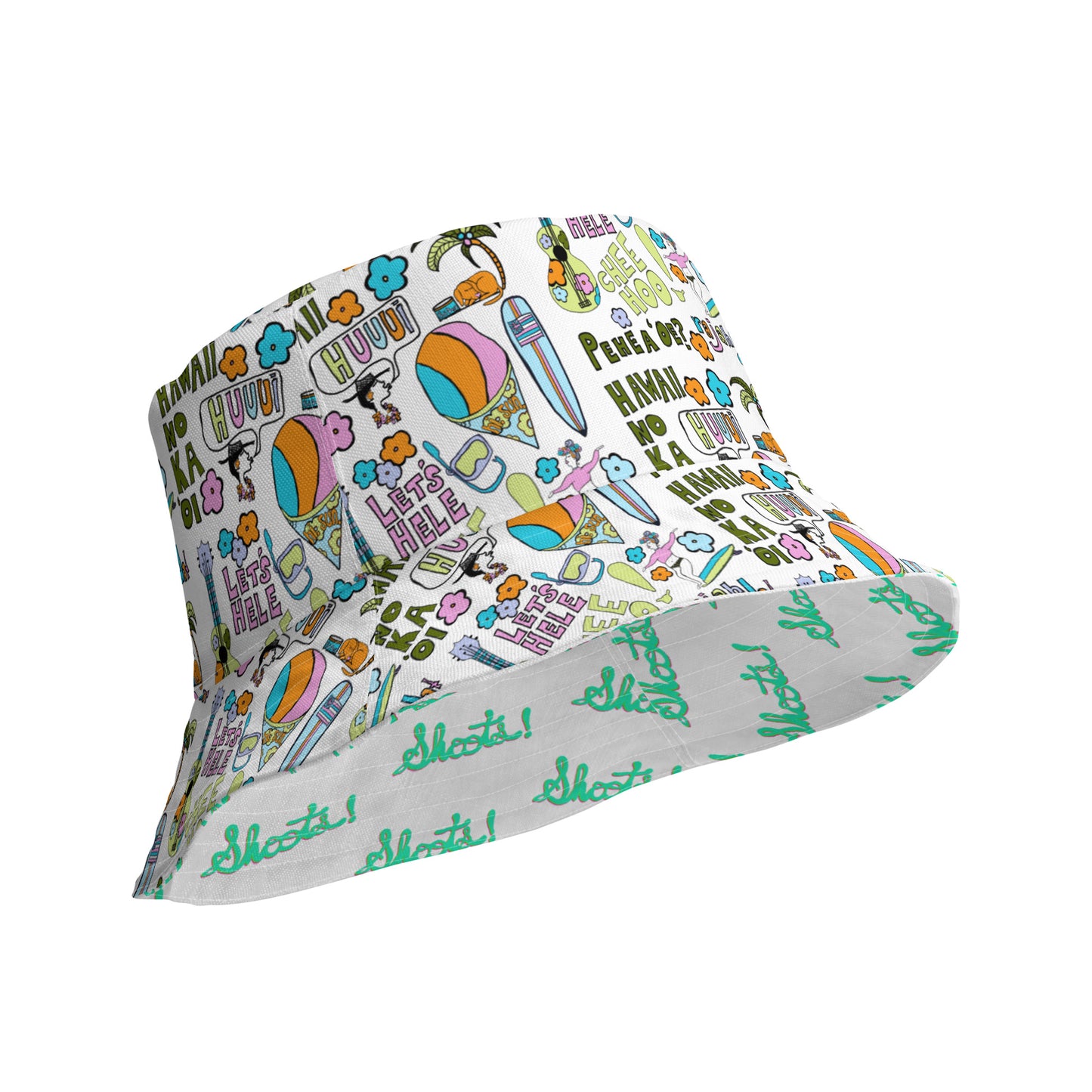 SHOOTS DEN REVERSIBLE BUCKET HAT